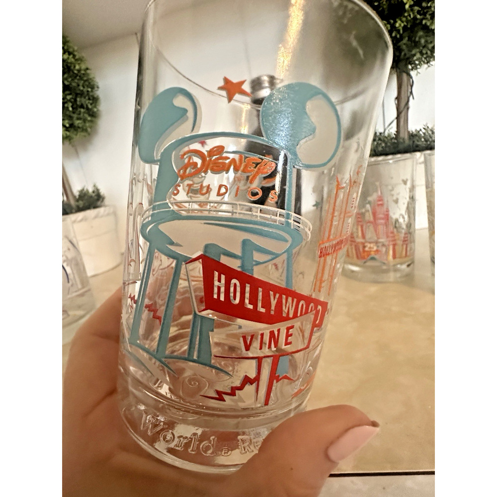 COLLECTIBLE McDONALDS 25th ANNIVERSARY WALT DISNEY WORLD GLASSES - SET OF 4 - Picture 7 of 11